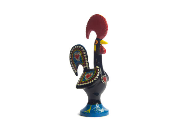 istock Rooster Ornamento on white background 1129156669