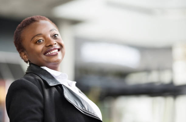 istock Confident african woman 1129158384
