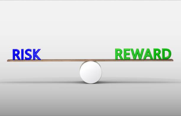 istock Seesaw Showing balance Between Risk And Reward 1129160983
