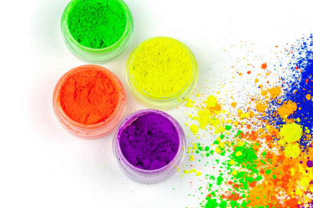istock Natural colored pigment powder. 1129161257