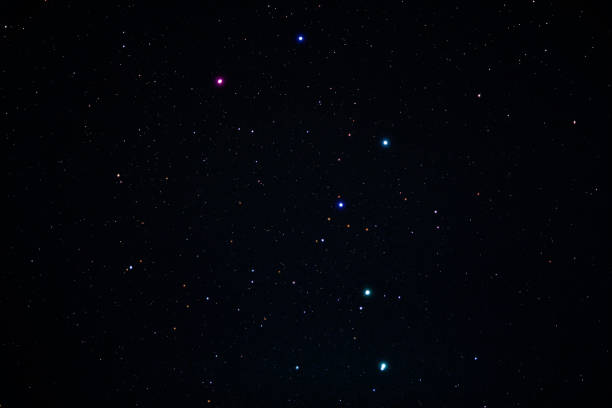 istock Beautiful big dipper in the Ursa Major constellation. Starry night 1129169357