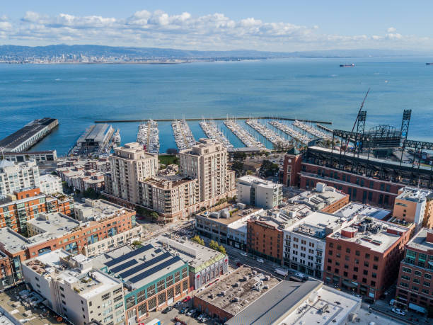 istock Aerial View of San Francisco South Beach 1129170767