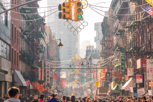 istock People in Chinatown, New York City 1129173372