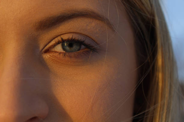 istock Close up of woman's eye 1129174811