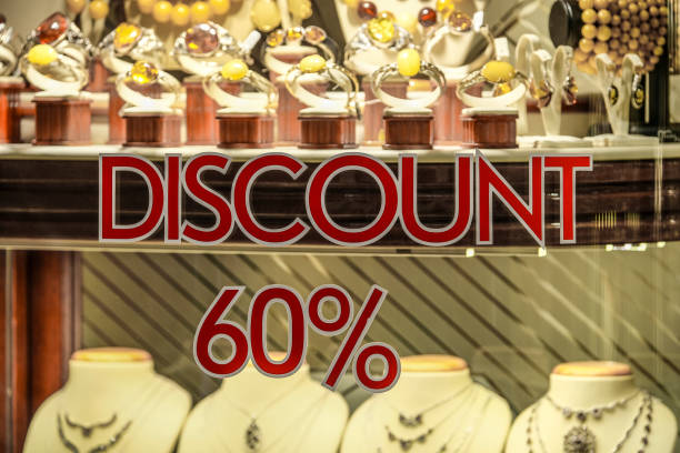 istock show window with discounts on a jewelry 1129181152