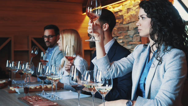 istock Friends tasting wine together 1129182084