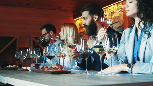 istock Friends tasting wine together 1129182087