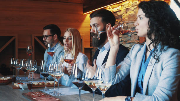 istock Friends tasting wine together 1129182088