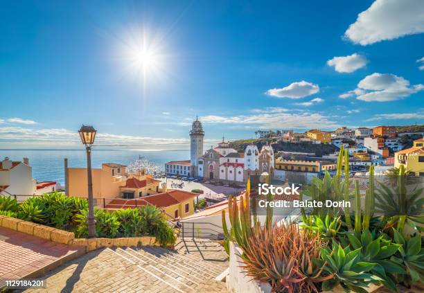 Landscape With Candelariatenerife Stock Photo - Download Image Now - Tenerife, Spain, Beach
