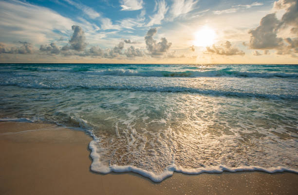 istock Colorful dawn over the sea 1129188323