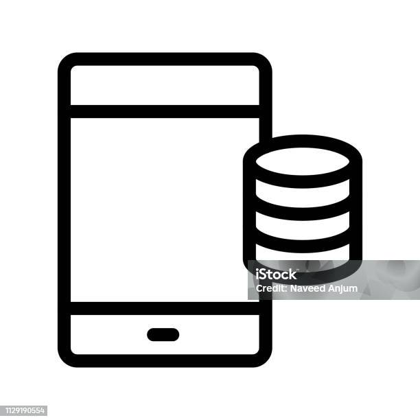 Mobile Database Stock Illustration - Download Image Now - Accessibility ...