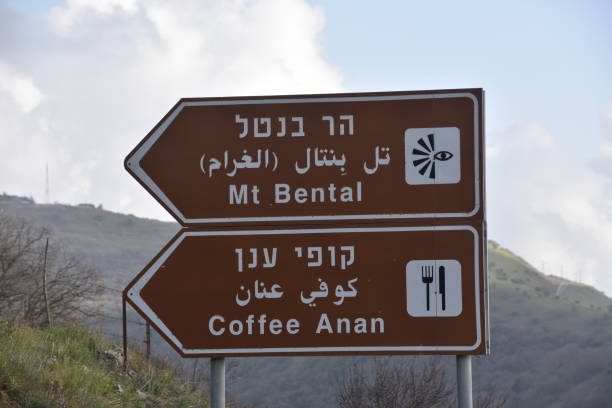 istock Road sign, Israel 1129192319