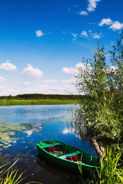 istock A wooden boat by the river 1129192552
