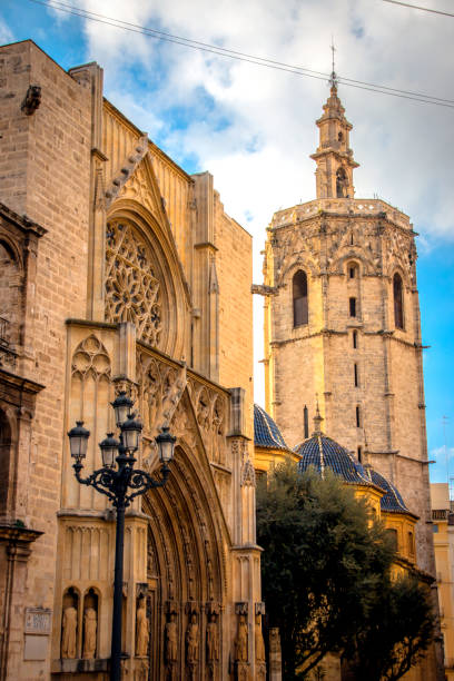 istock Valencia Cathedral, a beautiful gothic temple in Valencia, Spain 1129195327