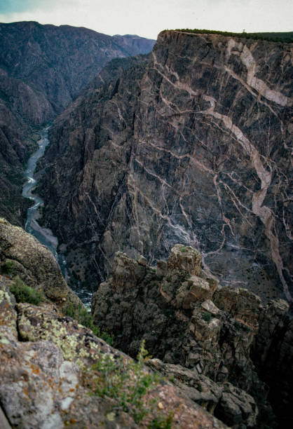 istock Black Canyon of the Gunnison  - Marble Wall 1129195518