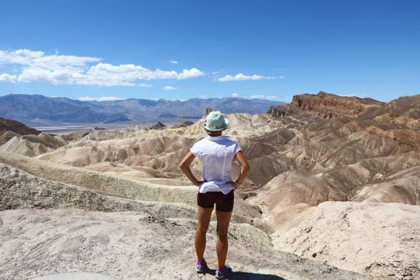istock A young woman in Death Valley Zabriskie point 1129195827
