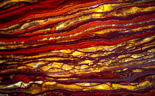 istock Gemstone background texture texture colors abstract red orange 1129198856