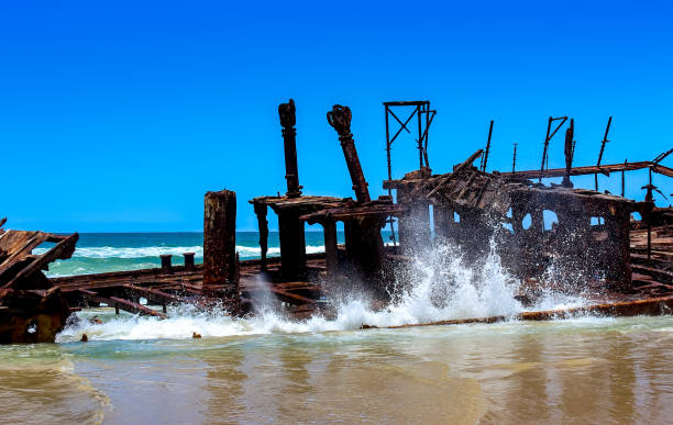 istock Wreck off the coast of Fraser Island Australia 1129199434