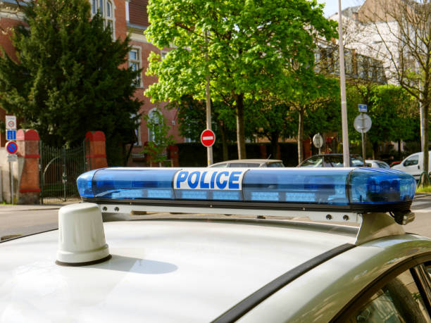 istock Paris Police siren rooftop 1129199564