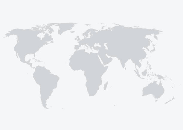 illustrations, cliparts, dessins animés et icônes de carte du monde - blanc illustrations