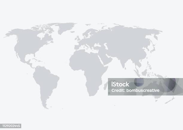 Mappa Del Mondo - Immagini vettoriali stock e altre immagini di Planisfero - Planisfero, Carta geografica, Vettoriale