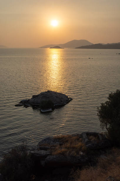 istock Sunset at Bafa Lake in Turkey. 1129202847