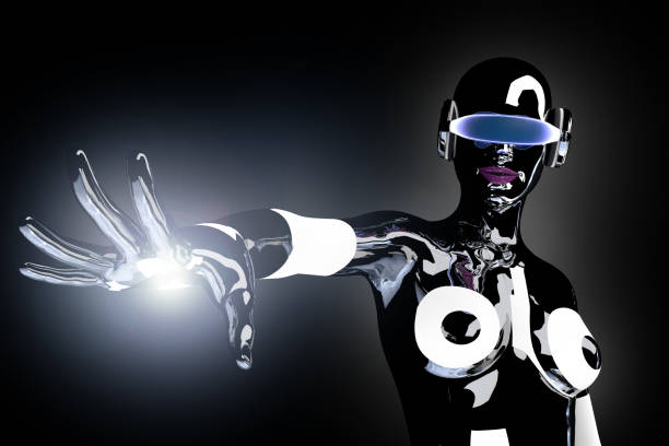 istock Power of Beauty Cyborg 1129207229