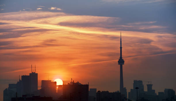 istock Sunrise over downtown Toronto skyline. 1129211280