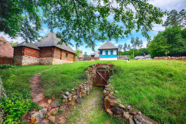 istock View of traditional romanian peasant houses 1129220107