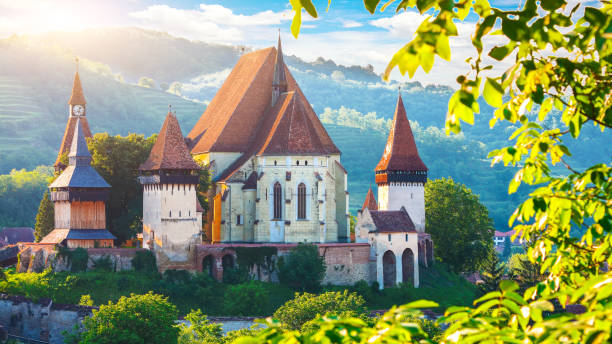 istock Beautiful medieval architecture of Biertan 1129222695