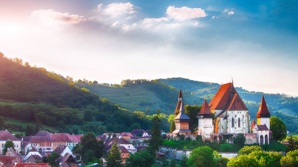 istock Beautiful medieval architecture of Biertan 1129222779
