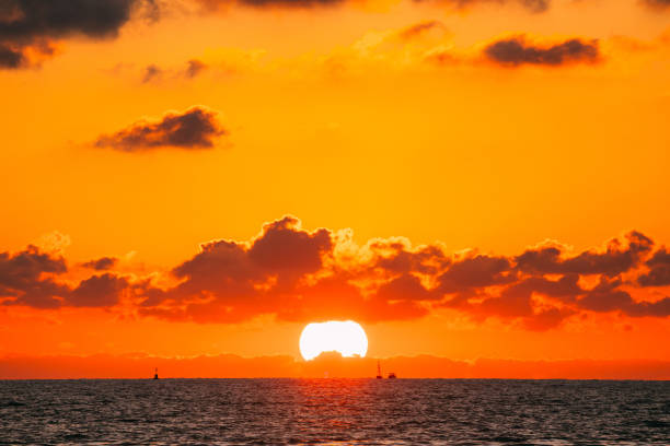 istock Scenic View Of Sea Against Sky During Sunset 1129223813