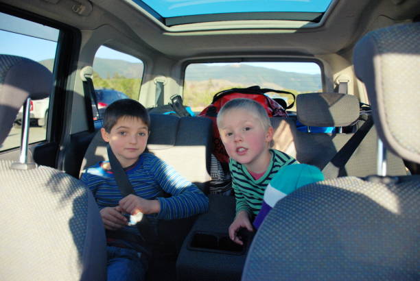 istock Car Travel with Children 1129225886