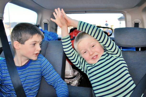 istock Car Travel with Children 1129225895