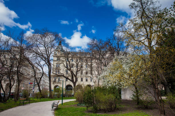 istock The Rathaus Park in a beautiful early spring day 1129229639