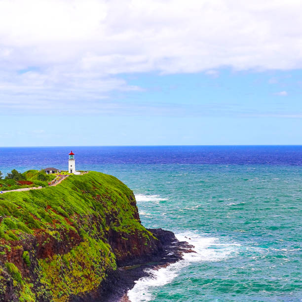 Kilauea Lighthouse at Kauai, Hawaii