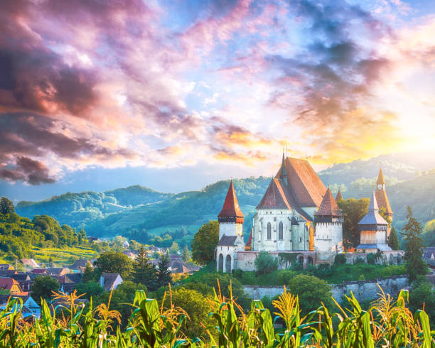 Beautiful medieval architecture of Biertan