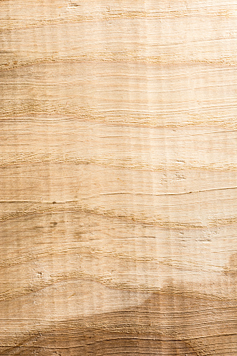 embossed wood texture with wavy lines and wood fibers, volume effect, close-up abstraction background