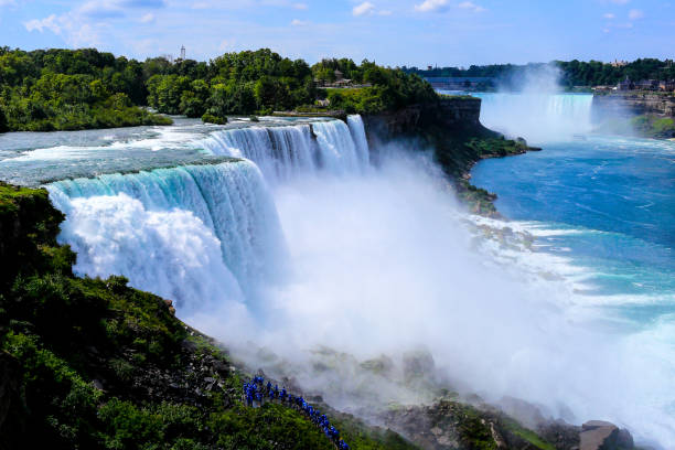 Niagara Falls - American and Horseshoe Falls stock photo