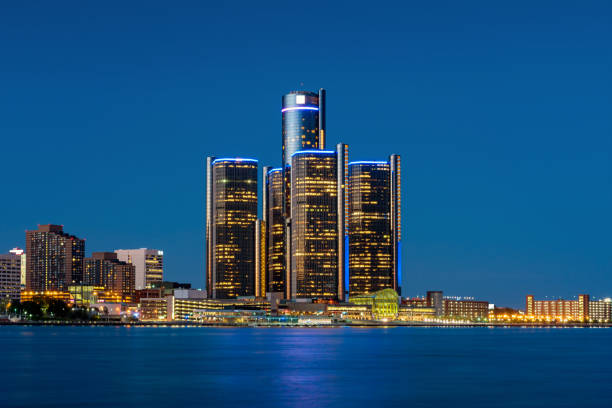 istock Detroit Skyline Michigan USA 1129238628
