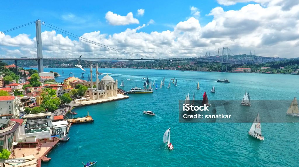 Istanbul Boğaziçi Köprüsü, Türkiye - Royalty-free İstanbul Stok görsel