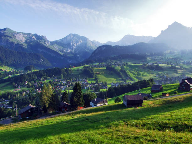istock Unterwasser settlement in the river Thur valley 1129245398