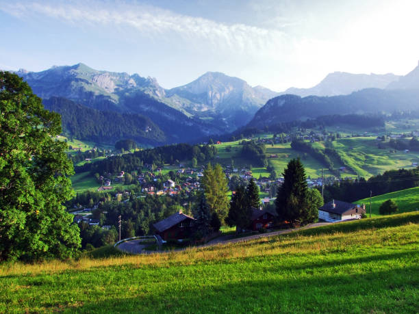 istock Unterwasser settlement in the river Thur valley 1129245400