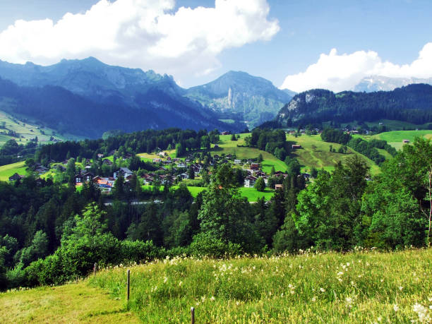 istock Unterwasser settlement in the river Thur valley 1129245414