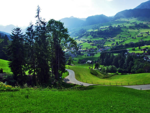 istock Unterwasser settlement in the river Thur valley 1129245415