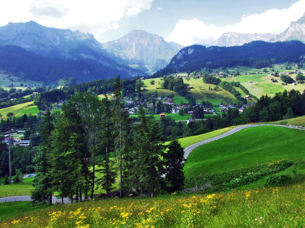 istock Unterwasser settlement in the river Thur valley 1129245416