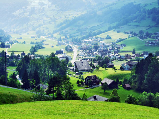 istock Unterwasser settlement in the river Thur valley 1129245417