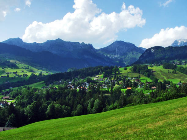 istock Unterwasser settlement in the river Thur valley 1129245421