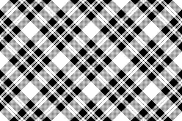 Black And White Plaid Stock Photos, Pictures & Royalty-Free Images - iStock