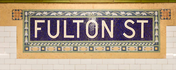 istock Fulton Street - Manhattan, New York 1129256973